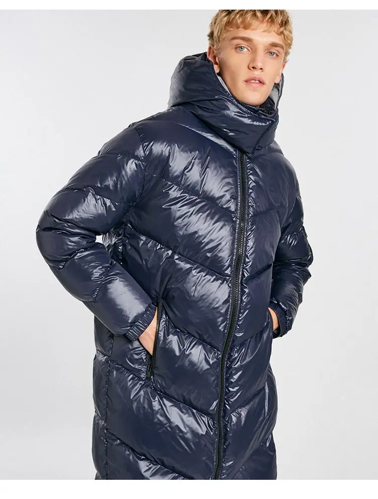MLMR мужской зимний длинный пуховик с капюшоном, парка, пальто jackjones, новая мужская одежда 218412530