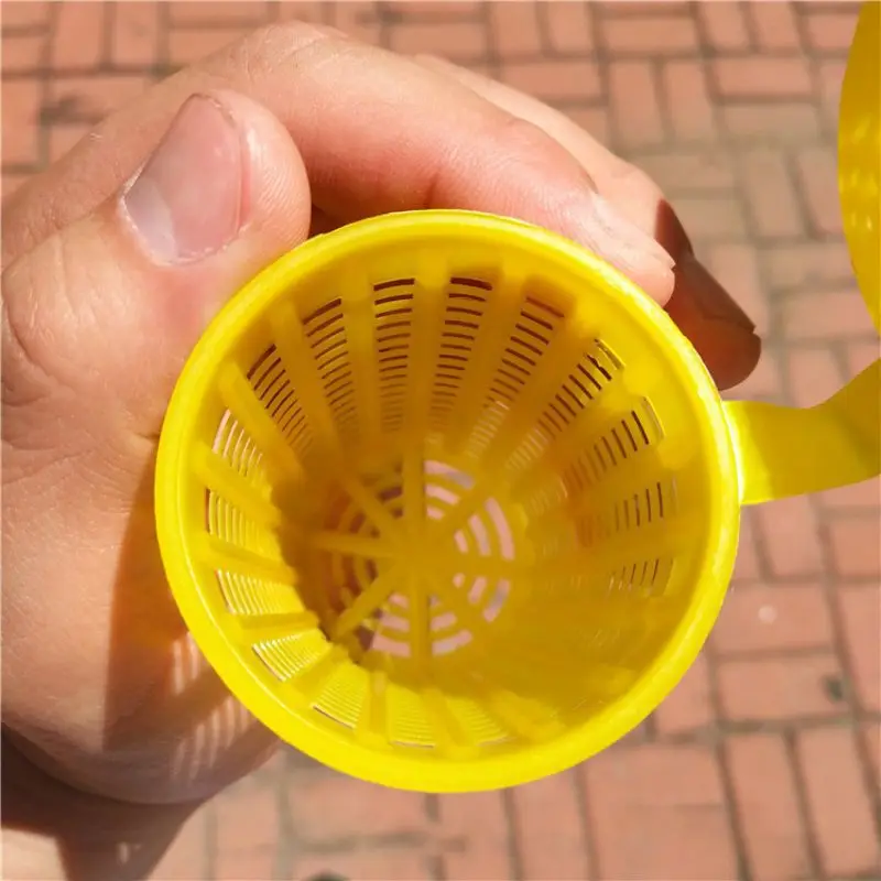 Lightweight Fishing Net Shrimp Cage Bait Accessories Crab Plastic Feeder Yellow Fish | Спорт и развлечения