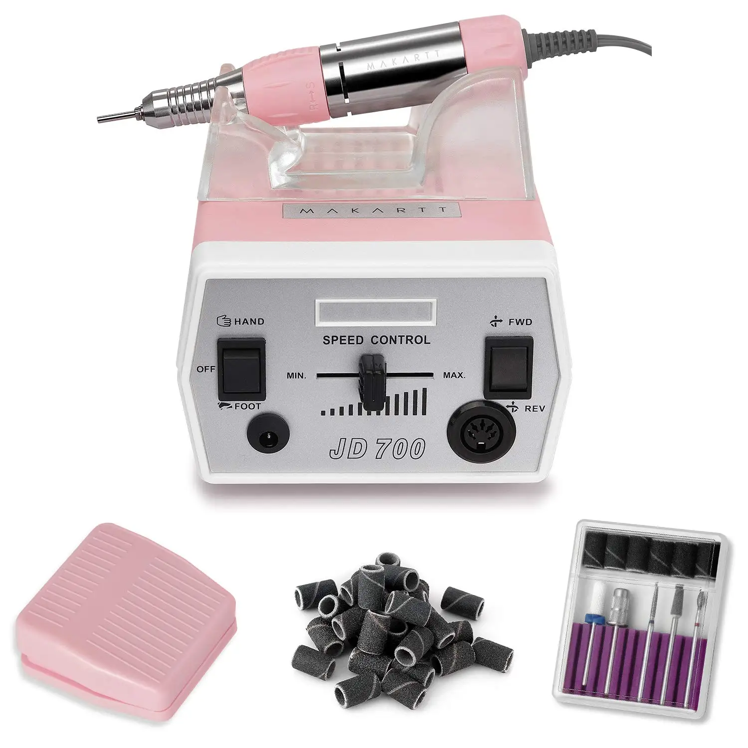 Makartt Nail Drill Machinegeneviere Electric Nail File Pink Jd700