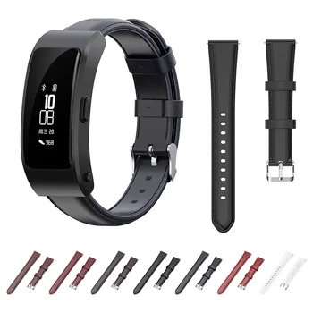 

Oil Wax Leather Watch Strap For Huawei Talkband B6 B3 Wear Resistant Breathable Smart Watch Comfortable Watch Strap