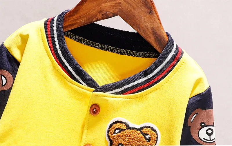 New Spring Autumn Baby Cartoon Clothes Children Boys Girls Fashion Print Jacket Kids Infant Sportswear Toddler Casual Clothing