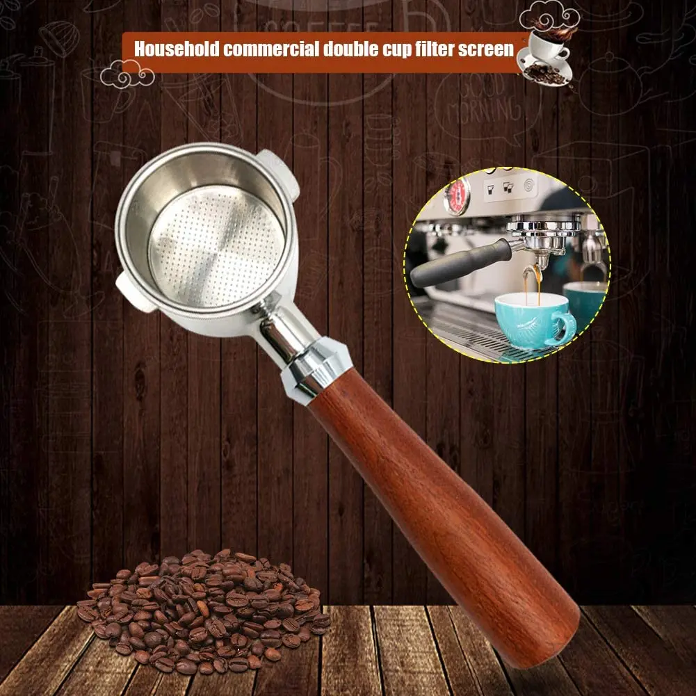 51&54mm Coffeeware Filter Basket Coffee Bottomless Portafilter Tamper for Espresso Moffee Machine for Barista Coffee Accessories