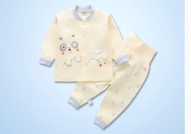 Ребенок, чистый хлопок Мягкий мультфильм нижнее белье костюмы 1