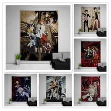 

Bungou Stray Dogs Dazai Osamu Nakahara Tapestry Art Wall Hanging Sofa Table Bed Cover Home Decor Dorm Gift