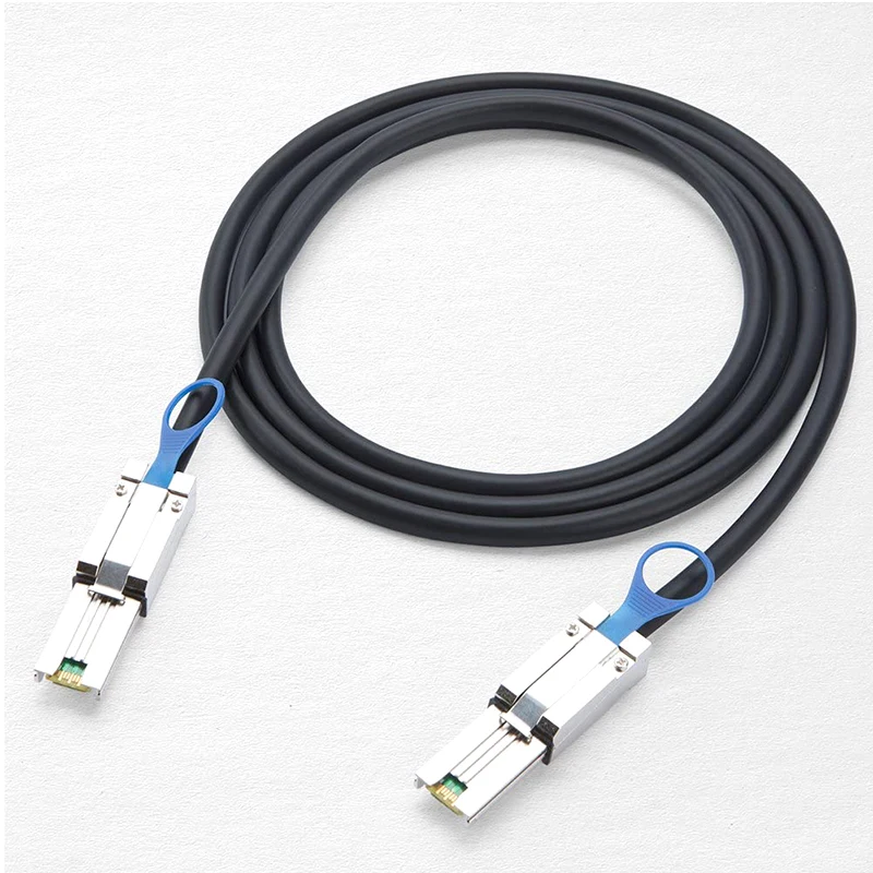 외부 미니 SAS 케이블 SFF-8088 SFF-8088 26 핀 SFF8088 남성-남성 데이터 케이블 직렬 연결 SCSI 서버 SAS