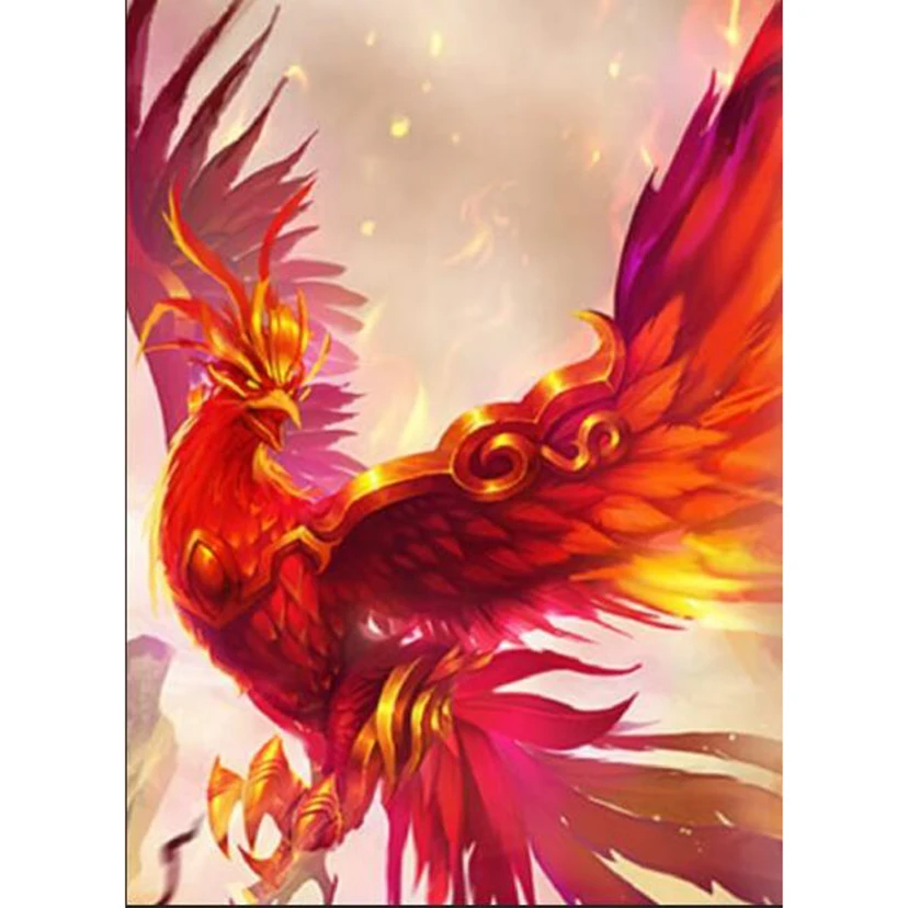 5d Diamond Painting Suzaku Animal Art Full Drill Mosaic Bird Embroidery Cross Stitch Beauty Farmhouse Home Decor L11 | Дом и сад