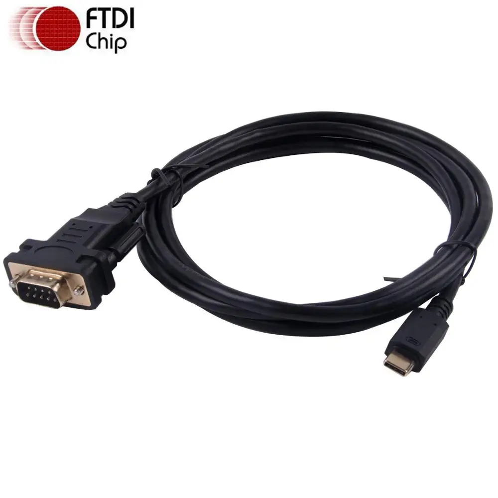 Ftdi-serial Adapter Converter Cabo Usb c tipo c para Db9 Rs232 6ft Suporta Win11 10 xp Android Mac Linux Vista Ft232rl - Imagem 5