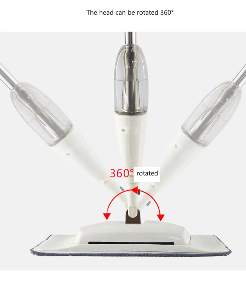Najtaniej 4 w 1 Spin mop z natryskiem miotła zestaw papieru pyłu magia płaskie podłogi leniwy mopy zamiatarka urządzenia do oczyszczania gospodarstwa domowego z ściereczka z mikrofibry podkładki