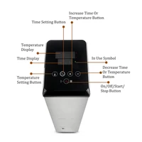 ITOP มีส่วนร่วมใน Sous Vide เครื่องทําอาหาร 5 ~ 22L Commercial Immersion Circulator หม้อหุงช้าต่ําอุณหภูมิการประมวลผลอาหาร Machine110 220V 4