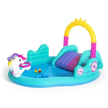

Inflatable Pool Play Center Water Playground Outdoor Inflatable Wading Pool Courtyard Water Center For Boys Girls Water Fun