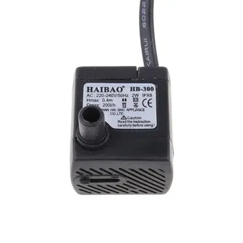 

AC 110V/220-240V 2W Submersible Water Pump Aquarium Fountain Pond US/UK/EU Plug C6UC