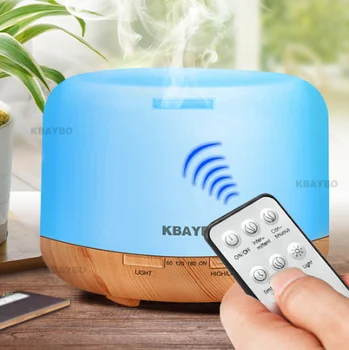 

550ml Remote Control Ultrasonic Humidifier Electric Aromatherapy Essential Oil Aroma Diffuser With 7 Color LED Lights