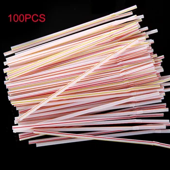 

NEW HOT SALES Curved Plastic Drinking Straw Cocktail Lounge Wedding Birthday Party Special Summer Drinking Straws Ec