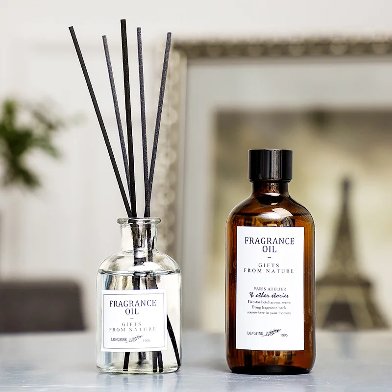 2pcs Bottle 250ml Reed Diffuser Plant Essential Oil Set, No Fire  Aromatherapy Diffuser Home Fragrance Liquid Air Freshener - AliExpress