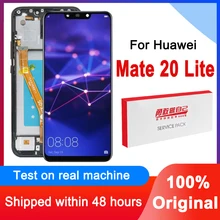 Original 6.3 display display display de substituição para huawei companheiro 20 lite display lcd tela toque digitador assembléia para mate20 lite painel lcd