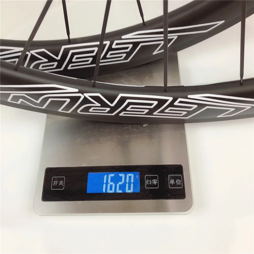Дорожный велосипед умные Углеродные колеса LEERUN 700C базальтовая поверхность 50 мм клинчер R51 керамика центры углеродного волокна дорожное колесо Набор