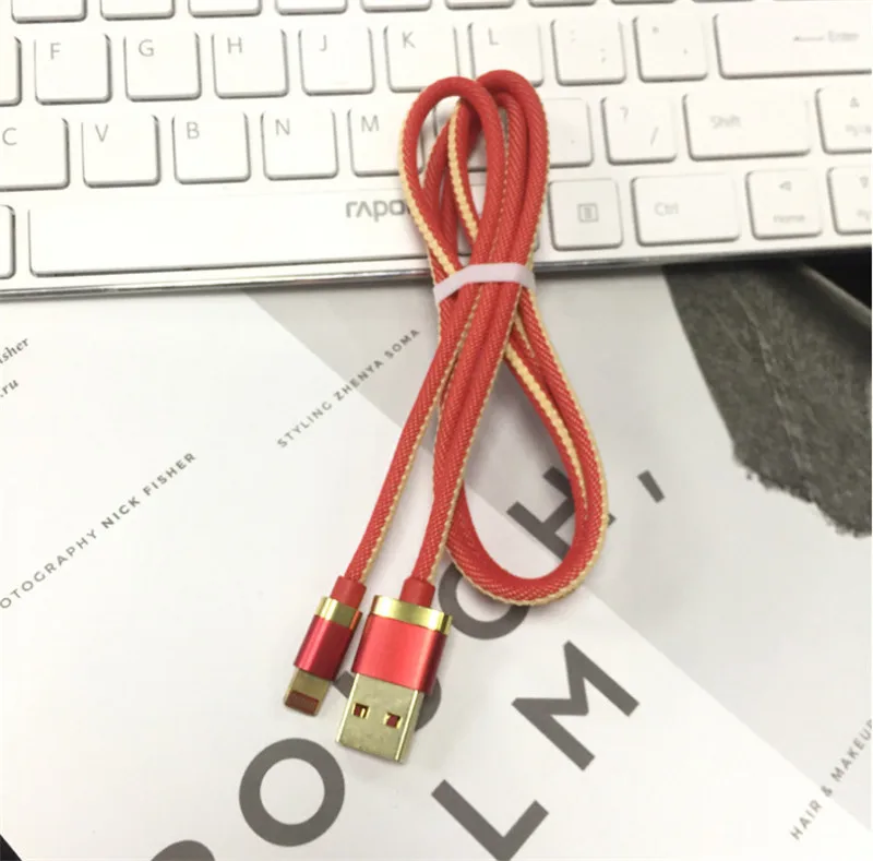 Кабель Micro USB type C джинсовый зарядный кабель для Android samsung Xiaomi redmi LG htc универсальный кабель для быстрой синхронизации данных
