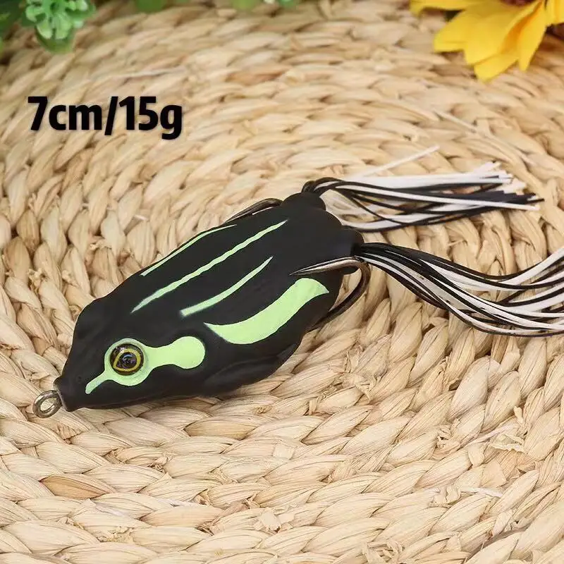 

Thunder frog 15g frog bait surface artificial silicone soft bait bionic bait fishing lure set outdoor fishing tackle fish lure
