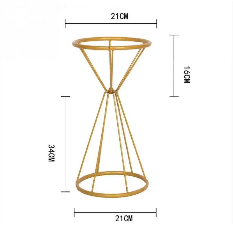 Вазы, колонна-подставка, ржавееся украшение, вечерние, свадебные, для пола, геометрический держатель, центральный, опора, железная, художественная, съемная, Цветочная стойка