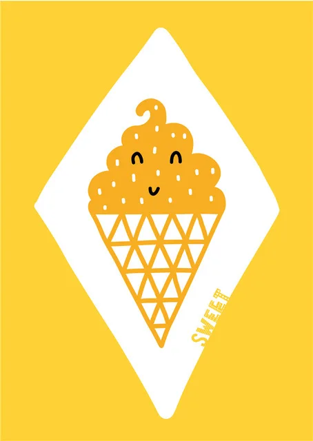Nordic-Ice-Cream-Cartoon-Umbrella-Picture-Pattern-Modern-Poster-Wall-Art-Poster-Kit-Bedroom-Living-Room.jpg_640x640