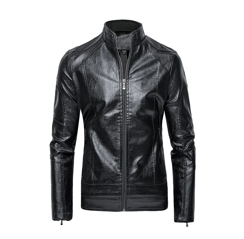 Новинка года; сезон весна; тонкий короткий манто; Cuir Homme