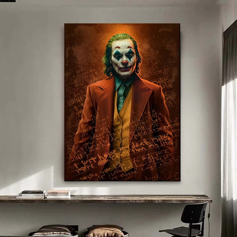 The Joker Hot Movie Art Canvas Poster Print 