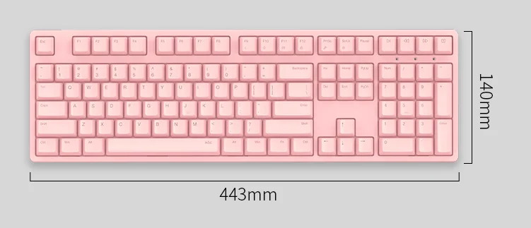 C210 IKBC C200 TKL механическая клавиатура без ключа C210 PBT keycap cherry mx switch коричневая Бесшумная красная игровая клавиатура без подсветки - Цвет: C210