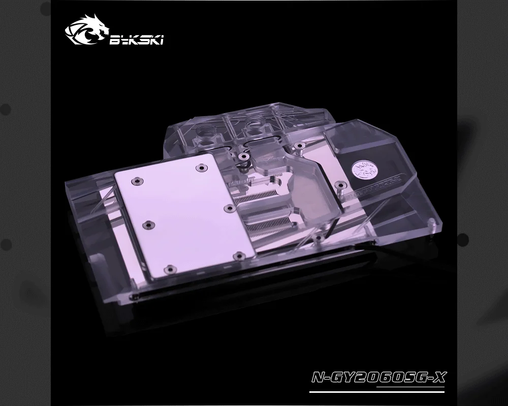 Bykski N-GY2060SG-X, полное покрытие видеокарты водяного охлаждения блок для Galaxy/Gainward RTX2060