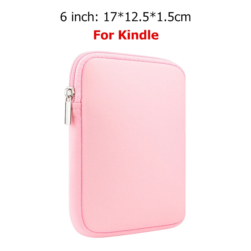 pink 6 inch BinFul Прочный шерстяной войлок ручной портативный рукав сумка для планшета чехол для iPad Mini 1 2 3 4, для iPad Air 1 2 для Kindle - Цвет: pink 6 inch