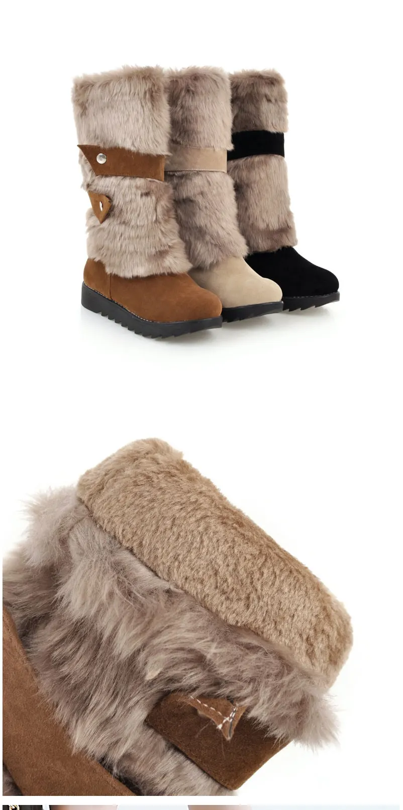 Gykaeo/Лидер продаж; женские теплые зимние ботинки; коллекция года; сезон осень-зима; женская обувь для отдыха на плоской подошве; большие размеры; женская обувь; botas mujer