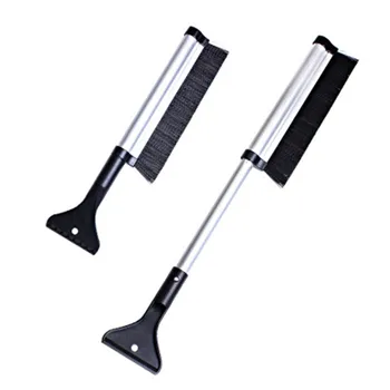 

Car Windshield Adjustable Aluminum Alloy Telescopic Snow Brush Ice Scraper Shovel Car Snow Removal Deicing Winter Snow Shovel