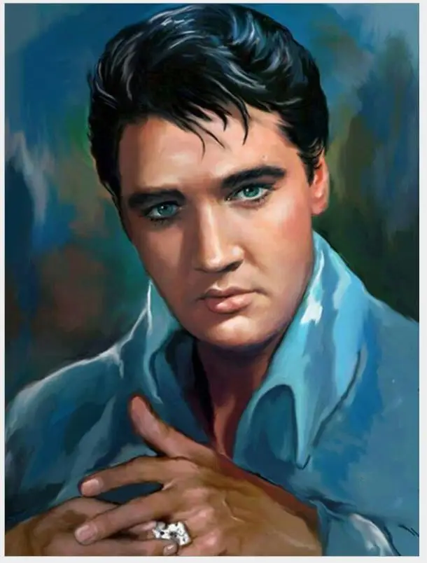 Алмазная живопись elvis полная алмазная мужские бриллиантовые бриллианты