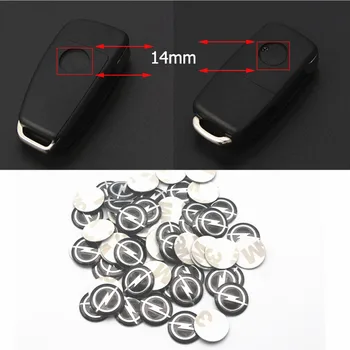 

5PCS 14mm Remote Key Emblem Logo Sticker for Opel Astra H G Corsa Insignia Astra Antara Meriva Zafira Interior decoration Decal