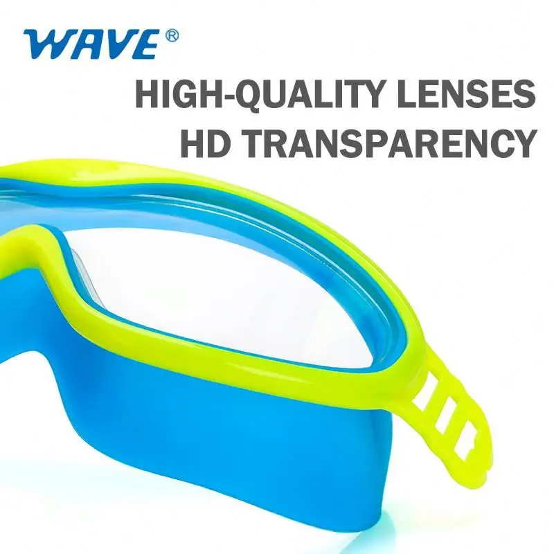 Kids Swimming Googles Anti-fog Waterproof liquid 95% Big Frames UV Protection Swimming Glasses