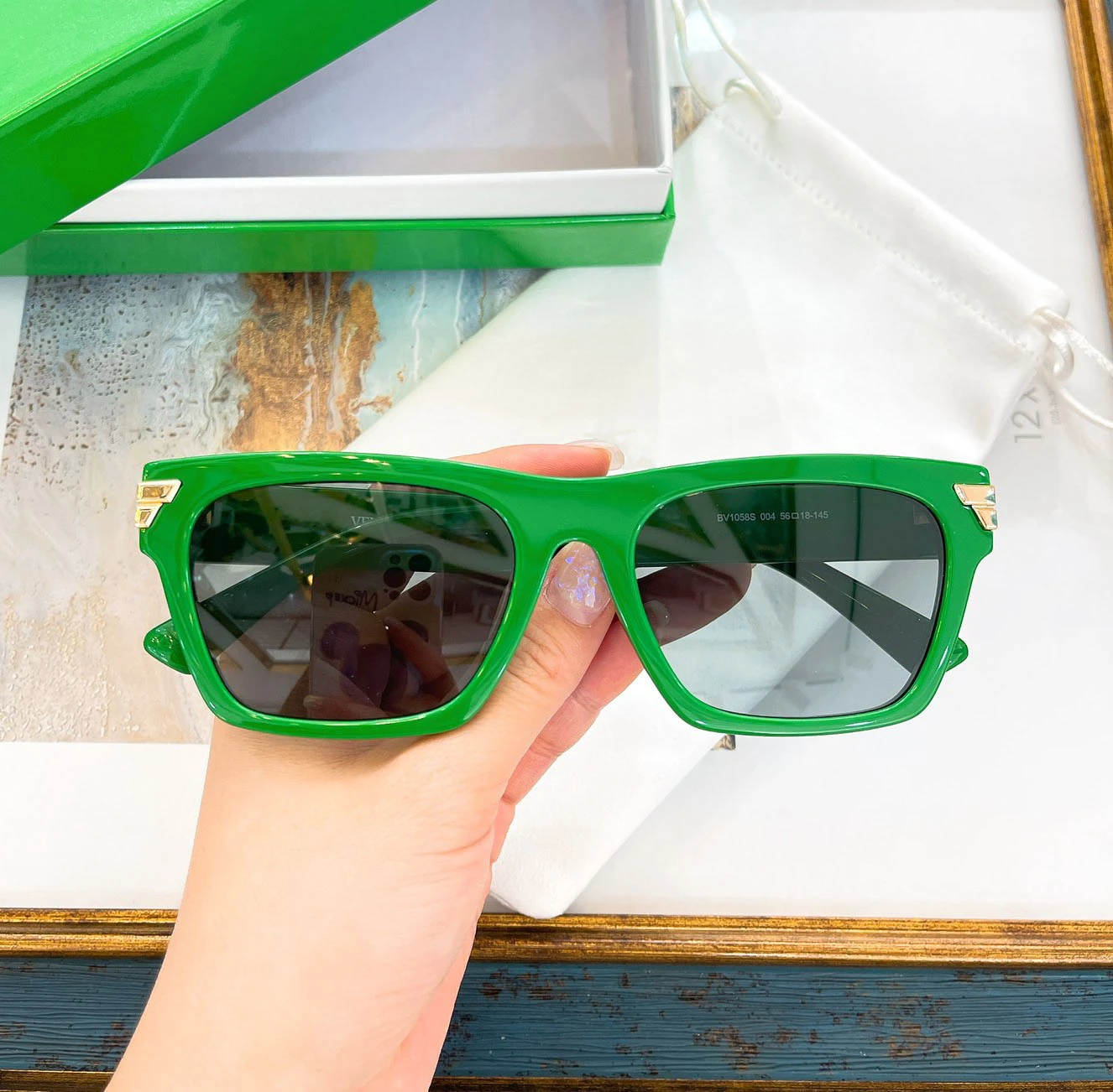 Gafas sol estilo Punk HQ BV1058, con Logo Original, personalizadas, graduadas, graduadas, para miopía, hipercópica progresiva|Gafas para mujer| -