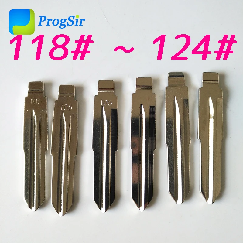 118 #119 #120 #121 #122 #123 #124 # необработанное пустое лезвие для дистанционного ключа KD VVDI 10