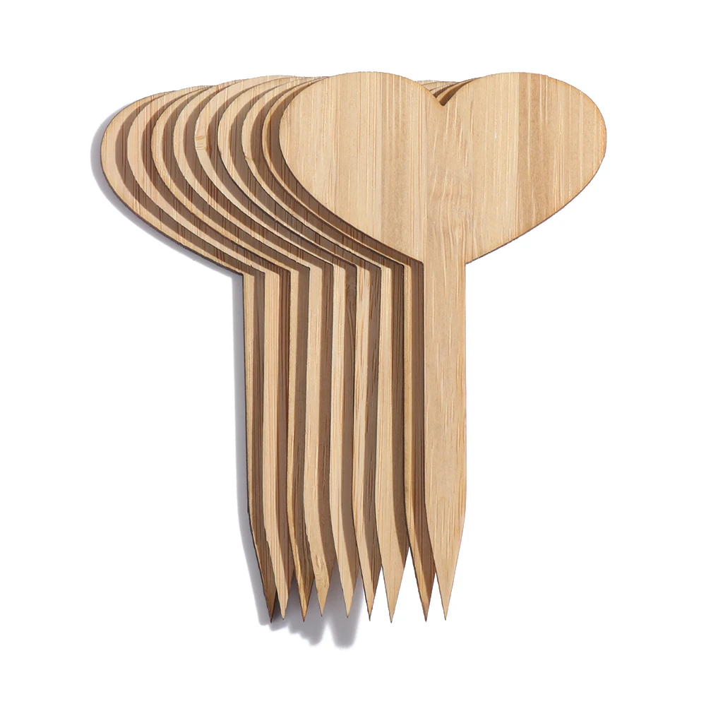 10 шт. новые Т образные бамбуковые этикетки для растений экологически чистые