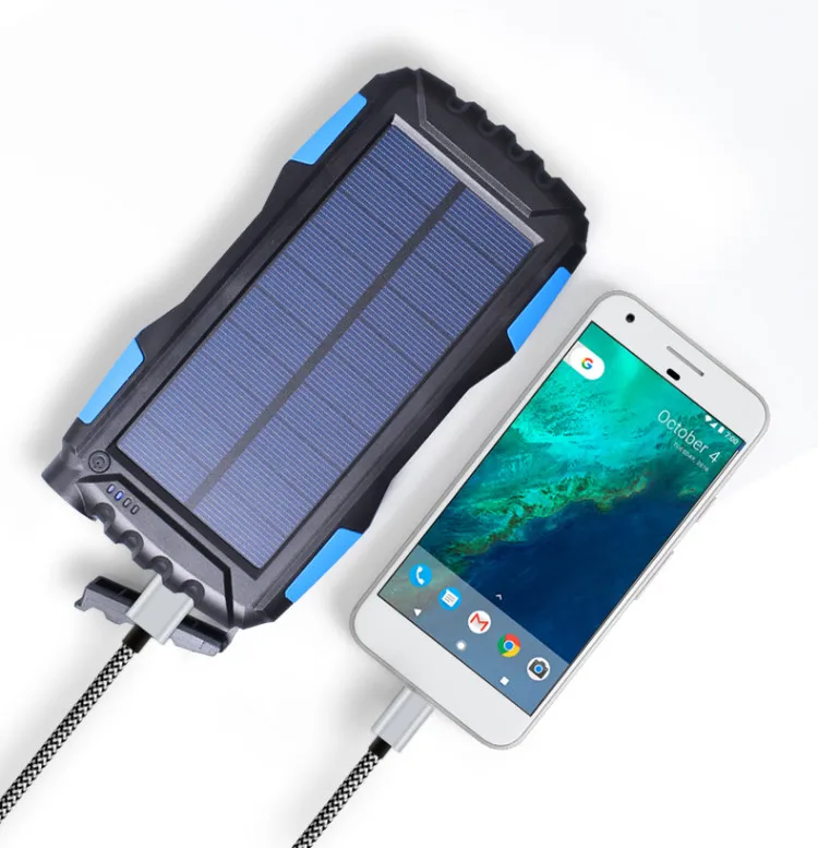 

25000 Miliamps Polymer Solar Portable Power Source Large-Volume Triple Protection Portable Battery for Mobile Phones Customizabl