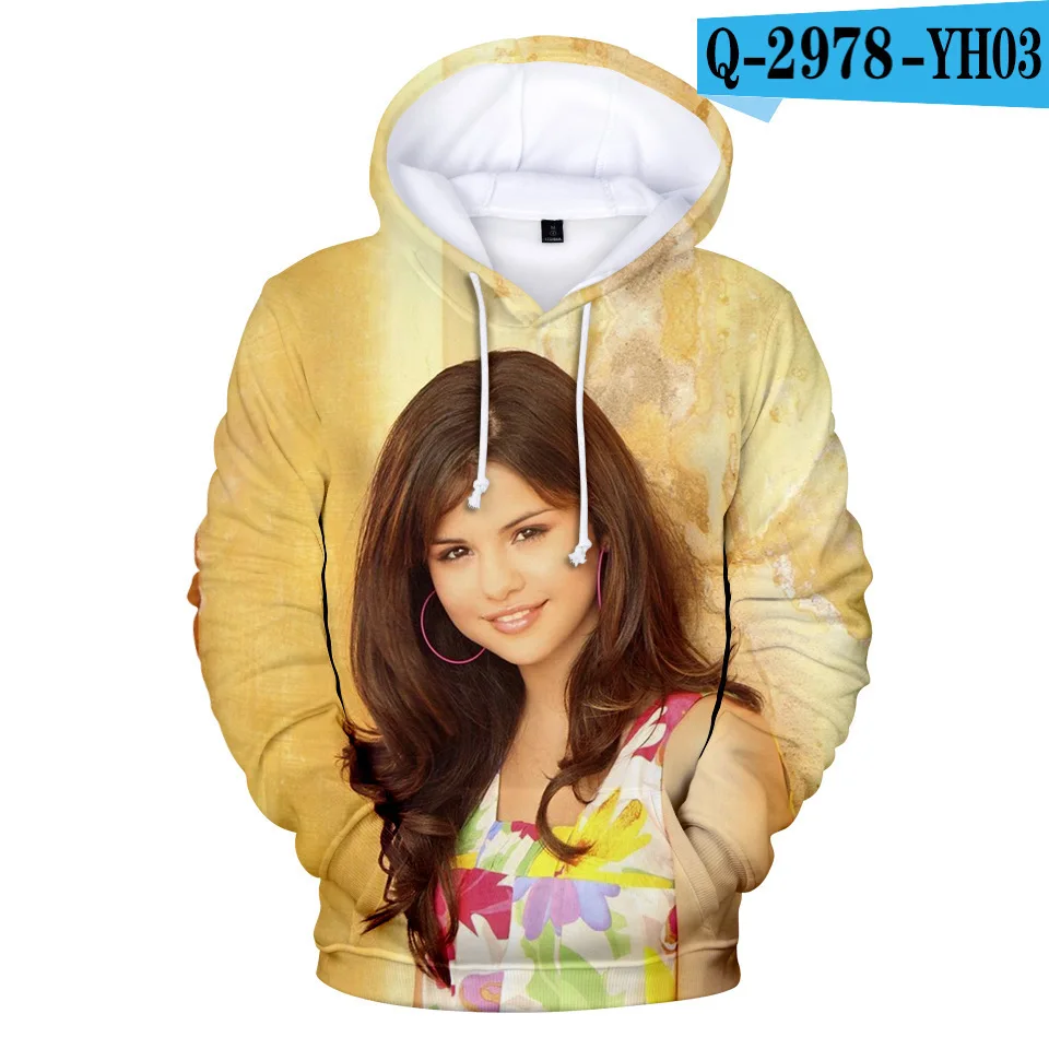 I-style Selena Gomez, большие размеры, толстовка с капюшоном, толстовки для мужчин и женщин, уличная одежда, толстовки, товары, модная одежда - Цвет: I-style