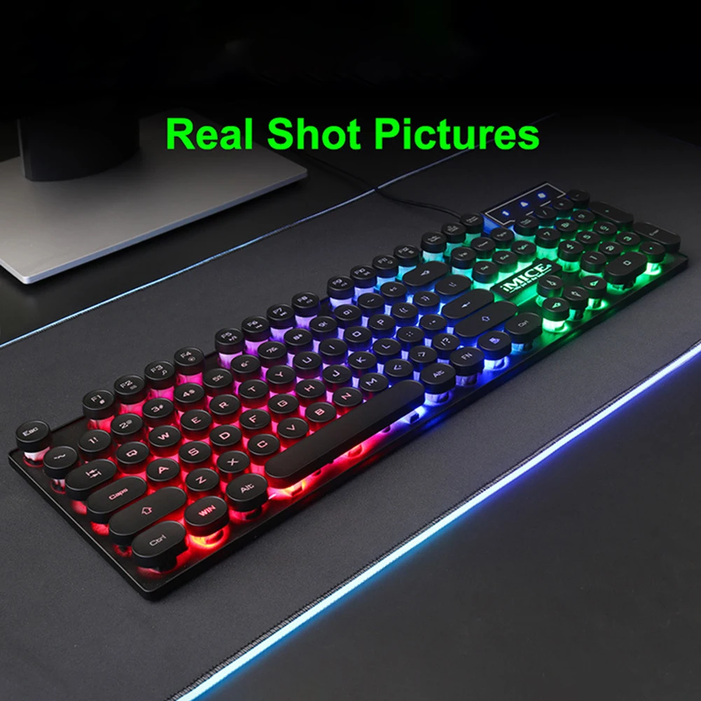 iMICE AN 800 Gaming Mechanical Keyboard 104 Keys RGB Backlit Mechanical