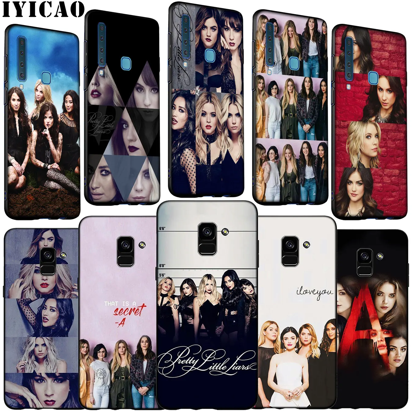 

TV Pretty Little Liars Soft Silicone Phone Case for Samsung Galaxy A6 A7 A8 A9 2018 A3 A5 2016 2017 Note 9 8 10 Plus