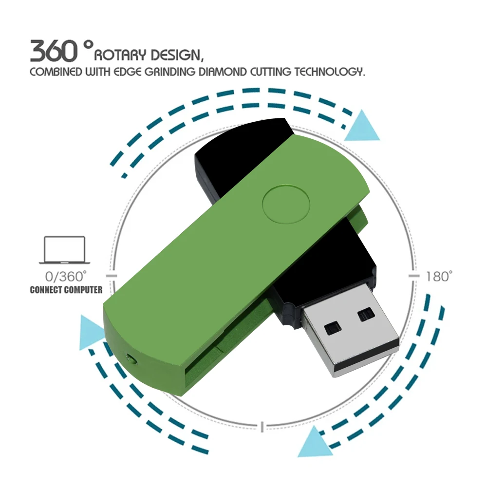 개/몫 USB 플래시 드라이브 펜 드라이브 4 기가 바이트 8 기가 바이트 16 기가 바이트 32 기가 바이트 64 기가 바이트 금속 TYPE-C 디스크 Cle USB 사용자 정의 로고