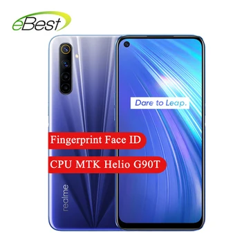 

realme 6 Global Version 4GB RAM 128GB ROM SmartPhone Helio G90T 6.5" fullscreen 4300mAh Battery 64MP Quad Camera CellPhone