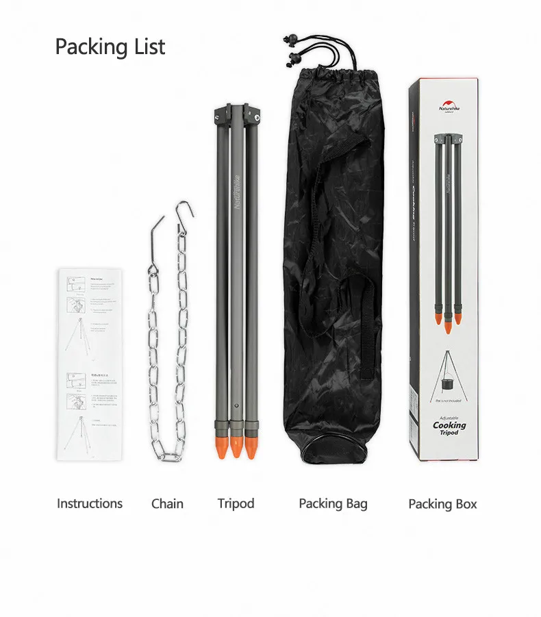 Naturehike открытый 10 л кухонная посуда горшок кемпинг подвесной горшок портативный большой емкости алюминиевый сплав горшок 6-8 мужчин открытый пикник