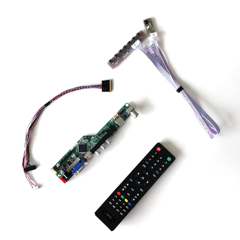 For CLAA116WA01/A HDMI VGA USB AV RF laptop panel 1366*768 T.V56 display controller drive card 11.6" WLED LVDS 40Pin DIY kit