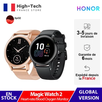 

Global Version Huawei Honor Magic Watch 2 42MM Smart Watch Blood Oxygen Spo2 SmartWatch Bluetooth Phone Call Heart Rate Track