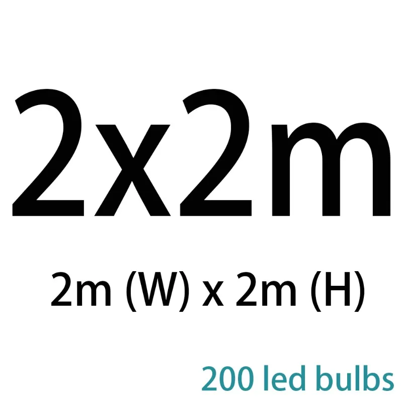 x 3x2/4x2/6x3 м светодиодный Сказочный Гирлянда-сосулька, Рождественский светодиодный гирлянда для свадебной вечеринки, гирлянда для наружной занавески, домашний декор - Испускаемый цвет: x