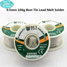 Лидер продаж лучшая 0,5 мм пайка Оловянная проволока 100 г 60/40 Оловянная свинцовая Оловянная проволока расплава канифоль ядро припой пайка проволока рулон