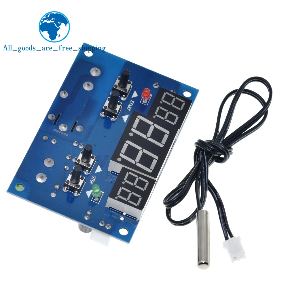 W1401 12V Digital Thermostat Temperature Controller Switch Sensor Module US 