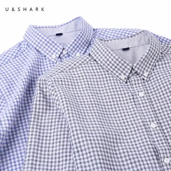

New Arrival Business Plaid Long Sleeve Men Shirts Cotton Formal Dress Shirt Male Fashion Slim Fit Checked Casual Shirt Men